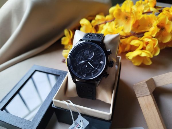 Naviforce Full Black Belt Model-1739