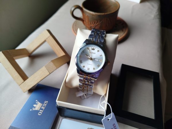 Olevs Daimond Cutting Watch -  9931