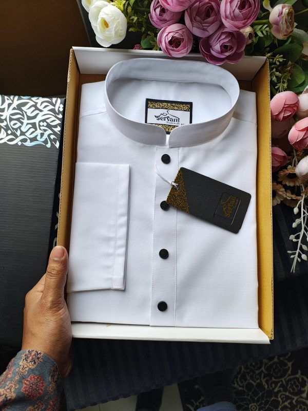 White Solid Premium Panjabi