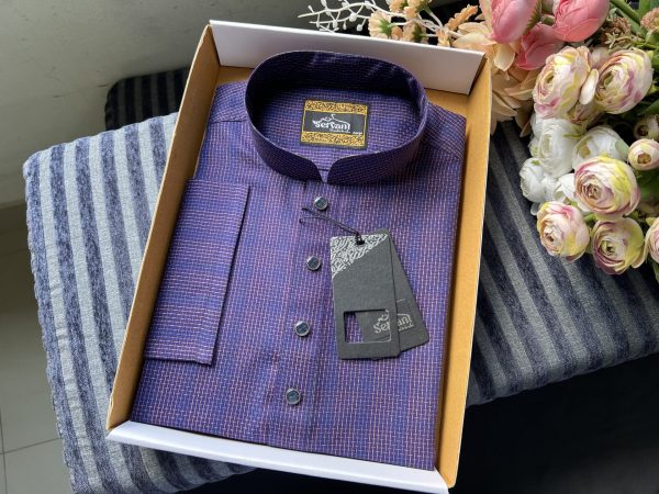 Purple Solid Premium Panjabi